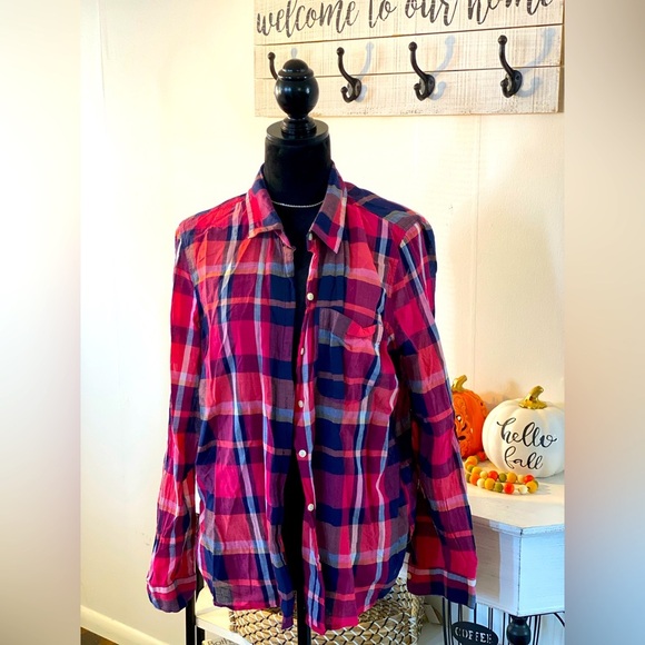 Classic Flannel Long Sleeve Tee 💗 - Picture 1 of 8